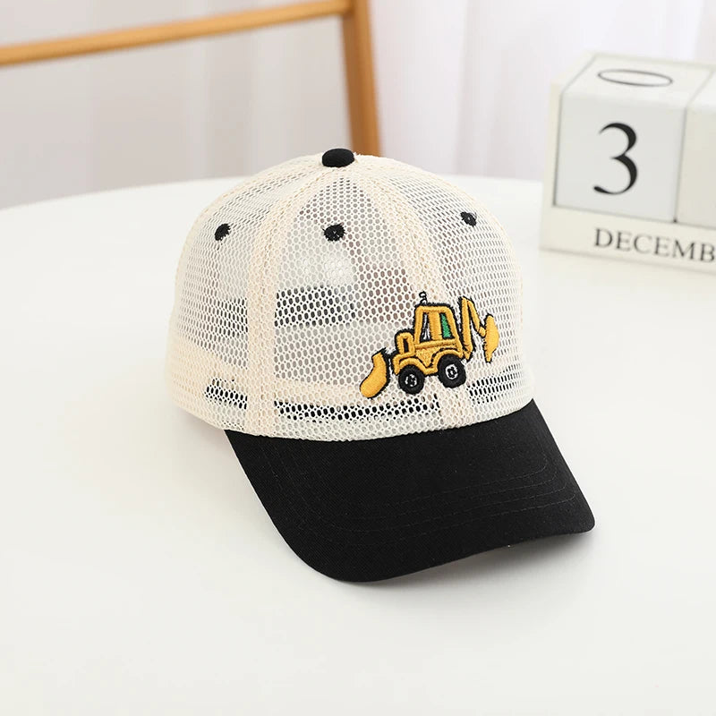 Summer Cotton Duck Tongue Cap for Kids 2-8 Years