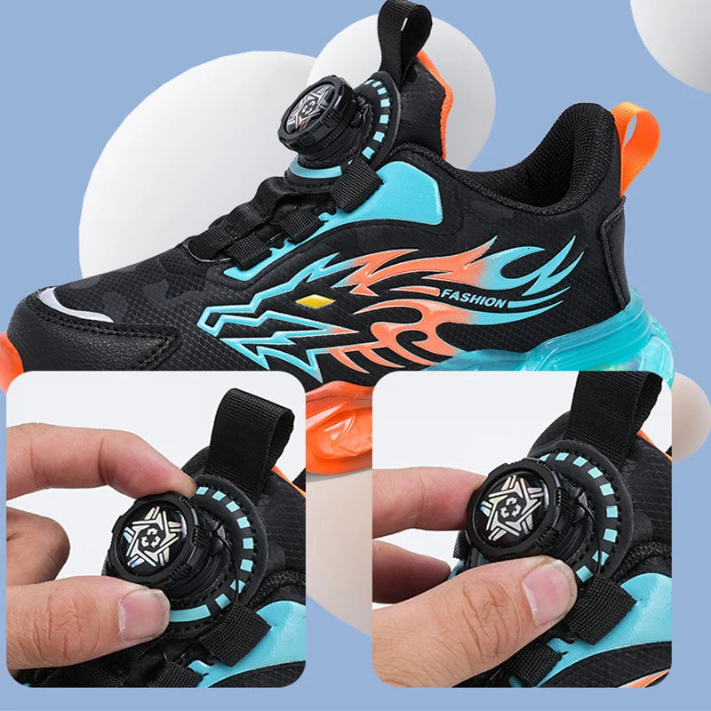 EALSQN Boys Casual Platform Sneakers for School and Sports
