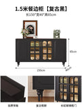 Elegant Modern Living Room Cabinets in Wood by HOUYU