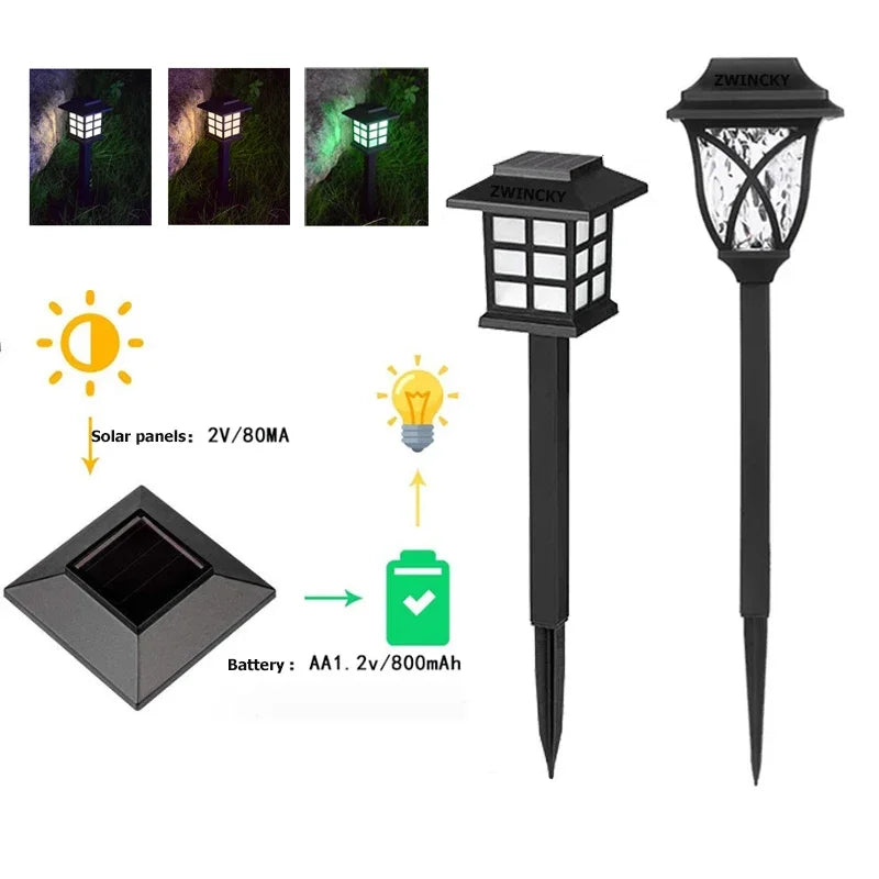Solar Powered Garden Lanterns for Outdoor Pathway Lighting