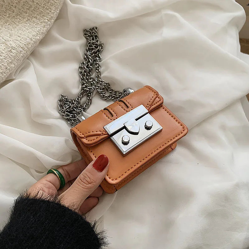 2024 Trend Women Mini Crossbody Chain Purse Handbag