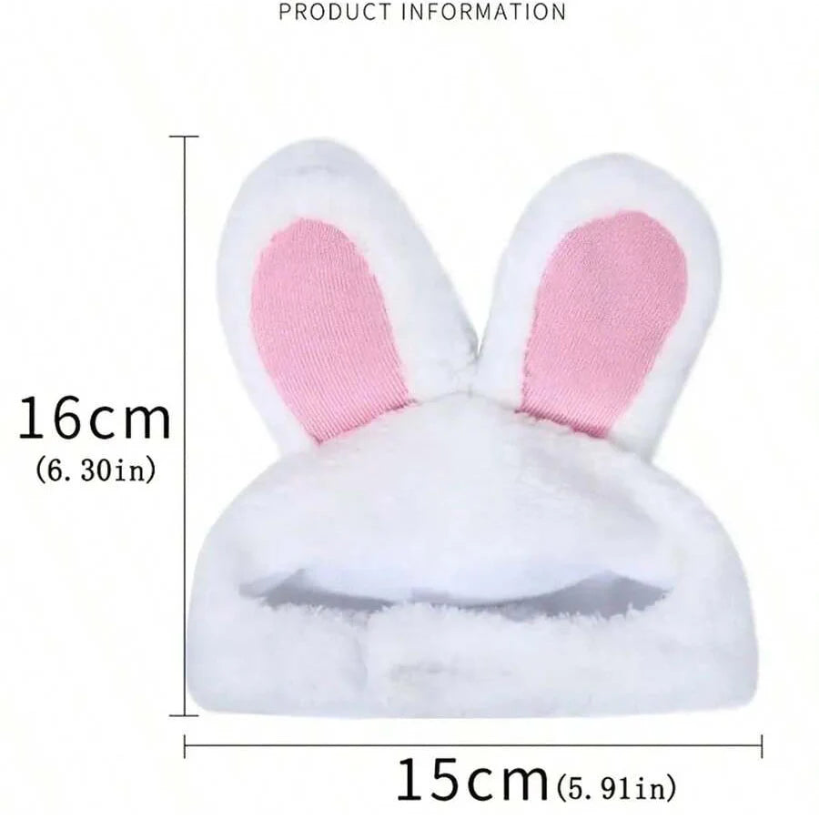 Soft Plush Headwear for Cats and Small Dogs