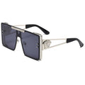 Oversized Fashion Sunglasses with Alloy Frames for Adults