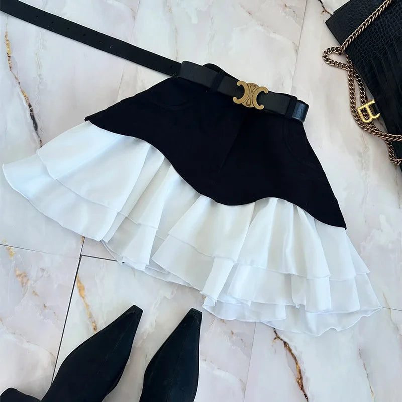 AYN LifeStyle High Waist Denim Skirt for Petite Women