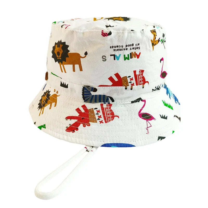 Cotton Fisherman Hat for Baby Girls and Boys 1-3 Years