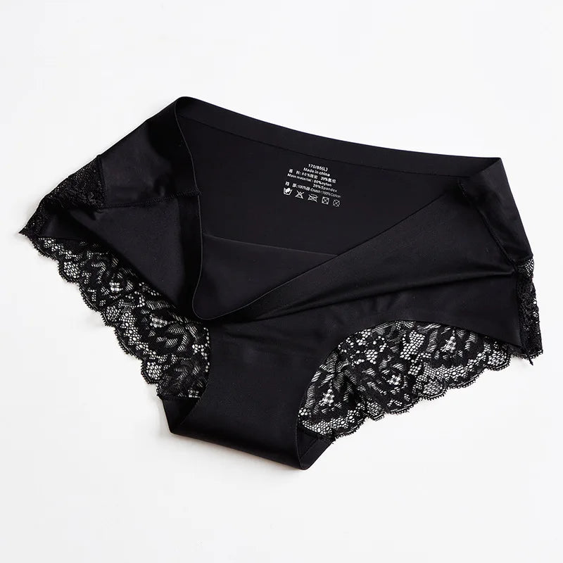 Sexy Lace Briefs for Women in Solid Colors by MALEY LifeStyle