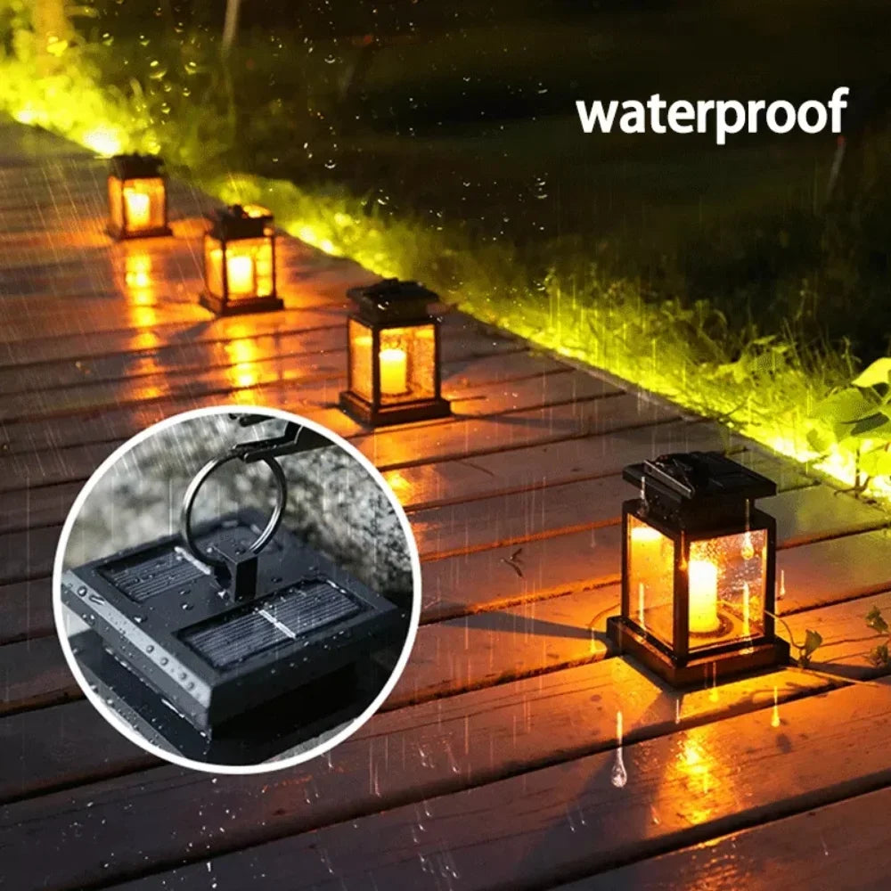 Modern Solar LED Lantern for Garden and Courtyard Decor