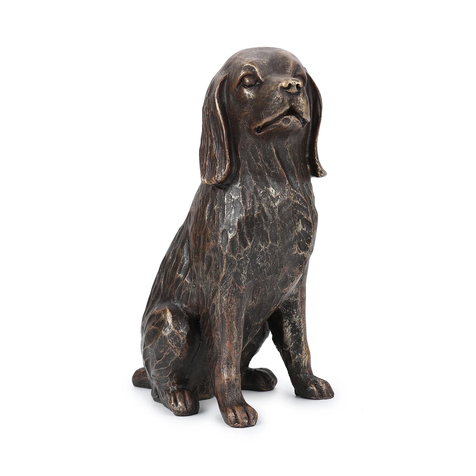 Realistic Springer Spaniel Dog Statue for Garden Decor