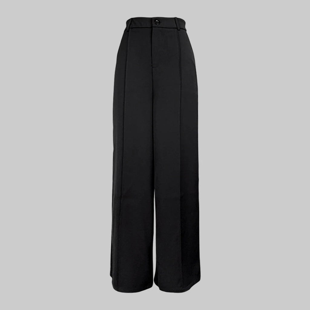 UOOZEE Women's High Waist Wide Leg Pants in Solid Color