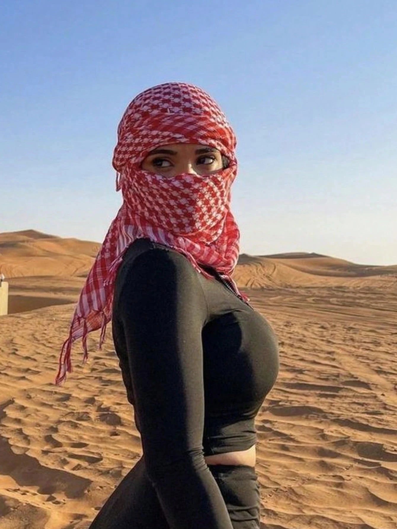 Desert Square Headscarf Unisex Scarf Hijab for All Seasons