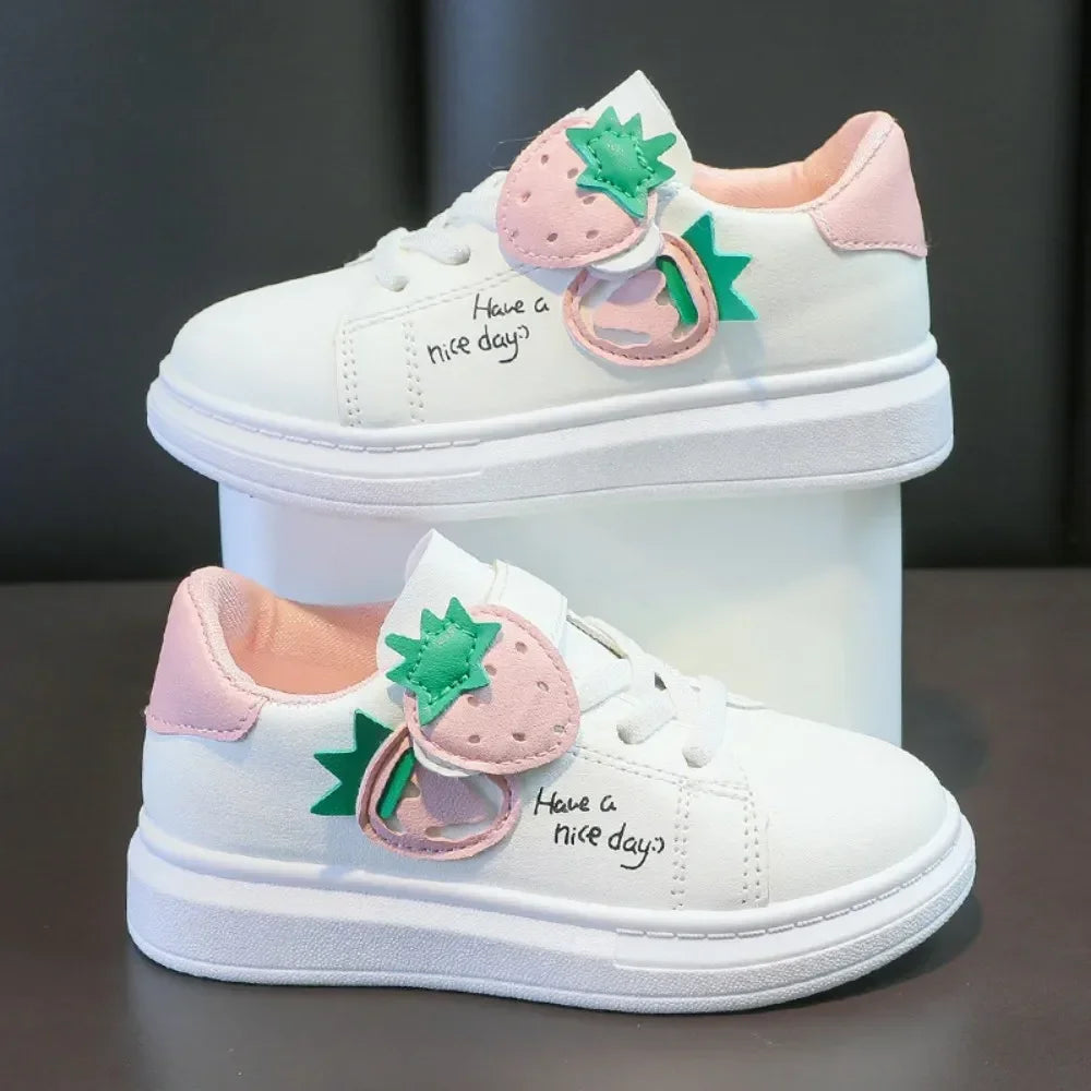 Girls Casual Sports Shoes with Soft Sole for Spring and Autumn