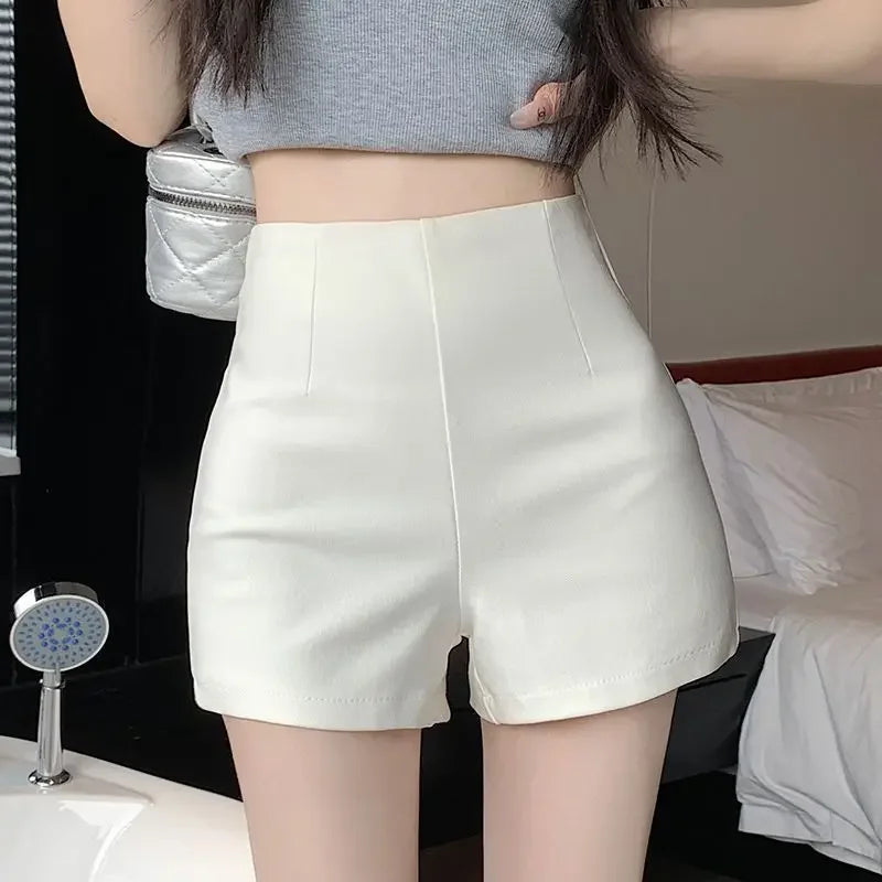 Comfortable High Waist Stretchy Jorts for Women