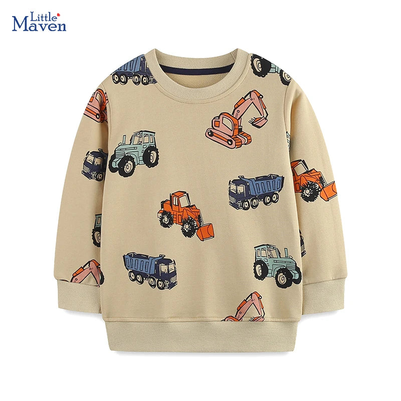 Little maven Boys Cotton Pullover Hoodie for Kids