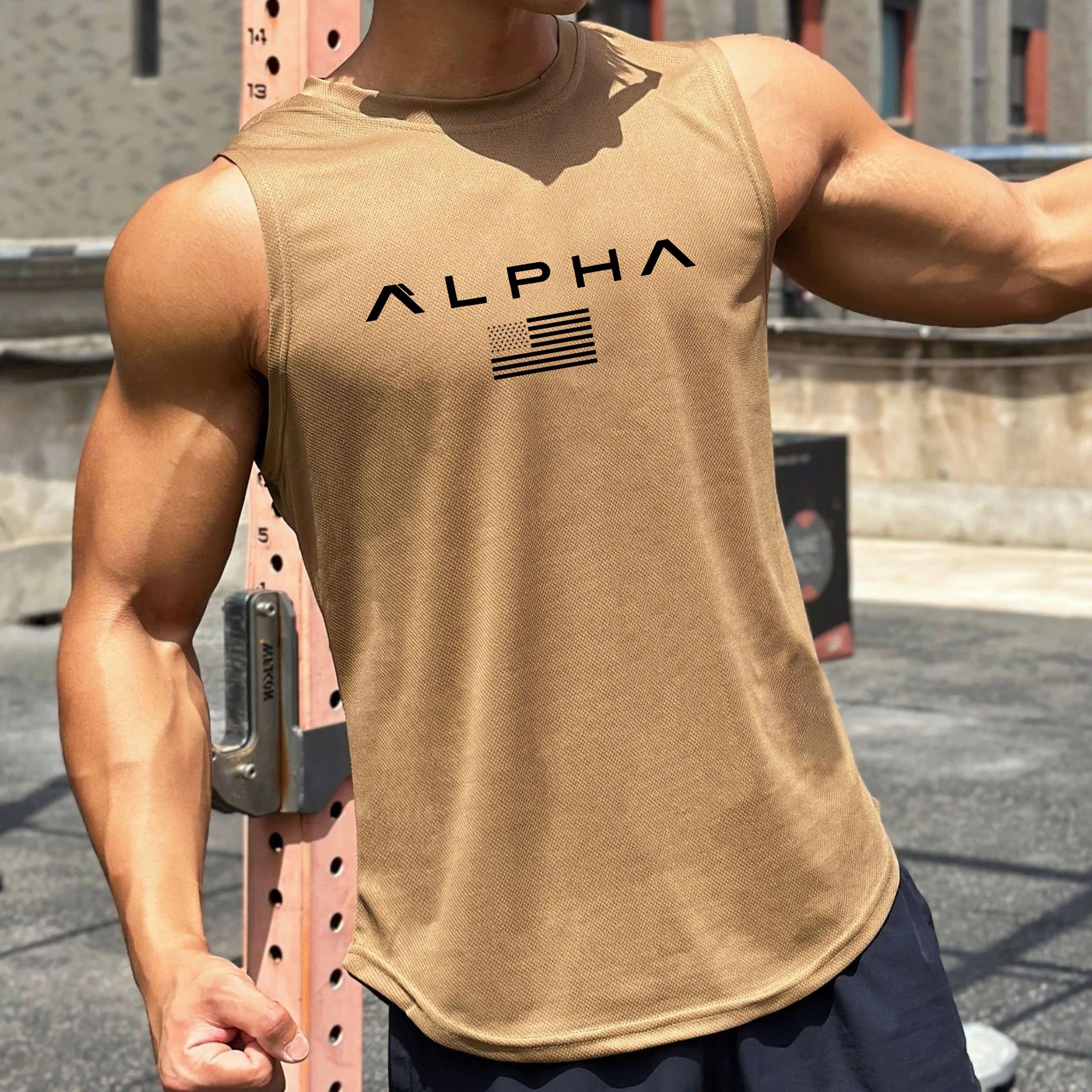 ALPHA Beach Vestmen Summer Vest Breathable Quick-drying Swimming Vest 2025 Hot Selling Men's Casual Fashion Surf Vest
