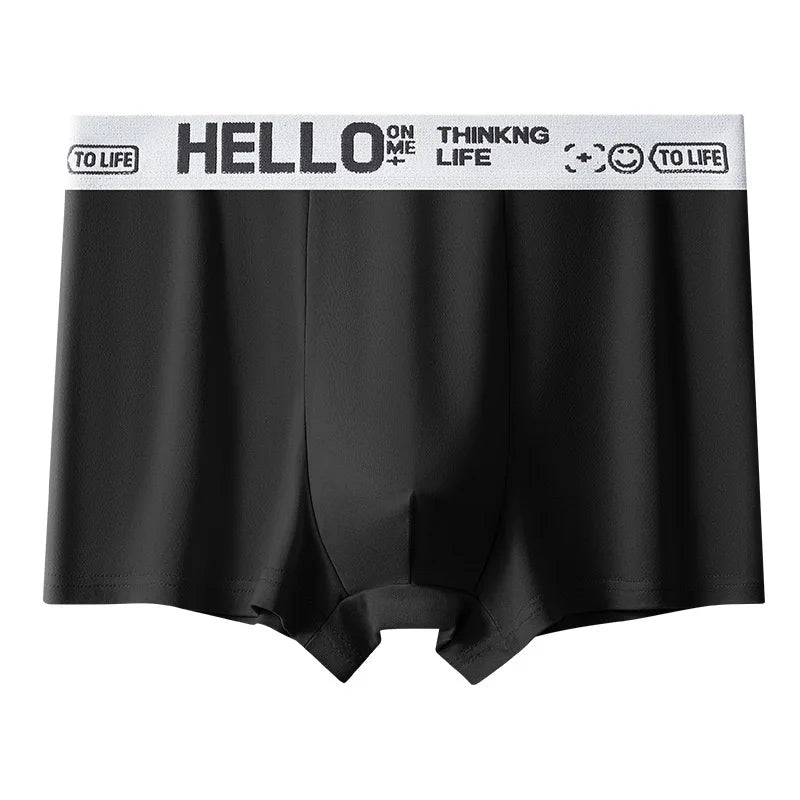 Men's Breathable Polyester Sports Briefs in Large Size
