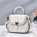 Luxury Genuine Leather Women's Bow Bucket Tote Handbag