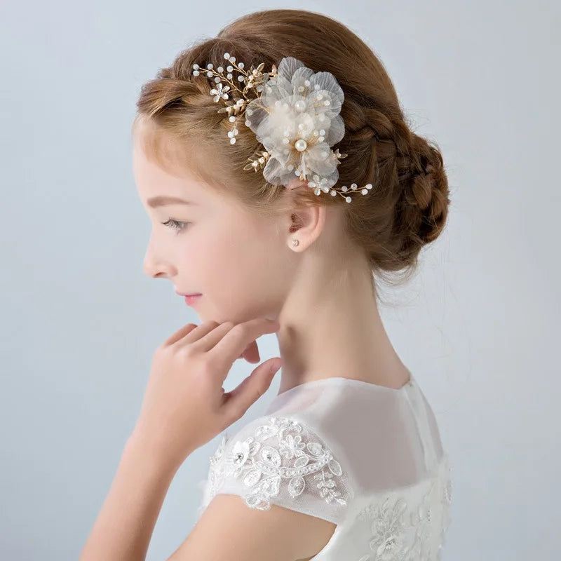 Floral Alloy Hair Accessories for Girls - Stylish Headbands
