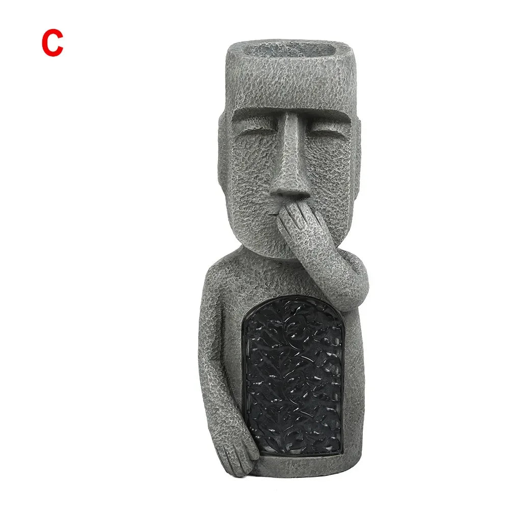 Easter Island Resin Statues for Garden Decoration