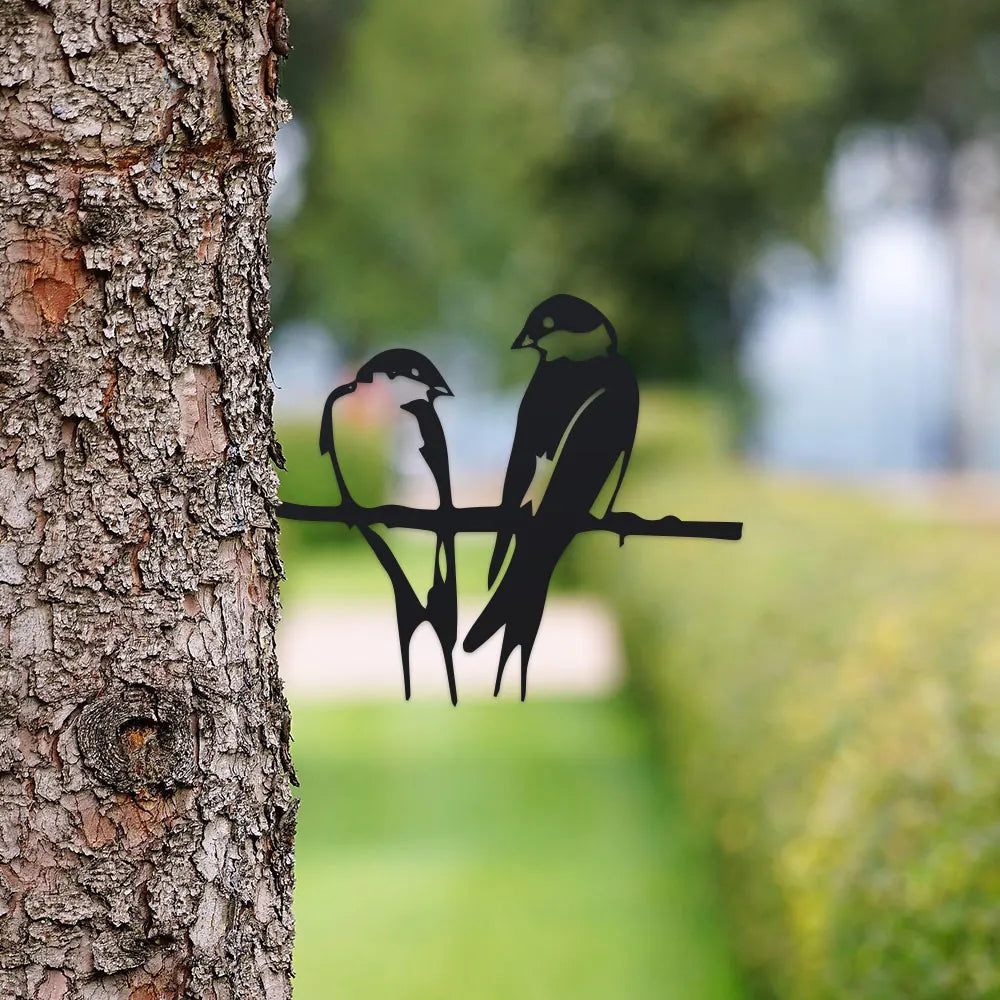 Decorative Metal Birds for Outdoor Garden Ornaments