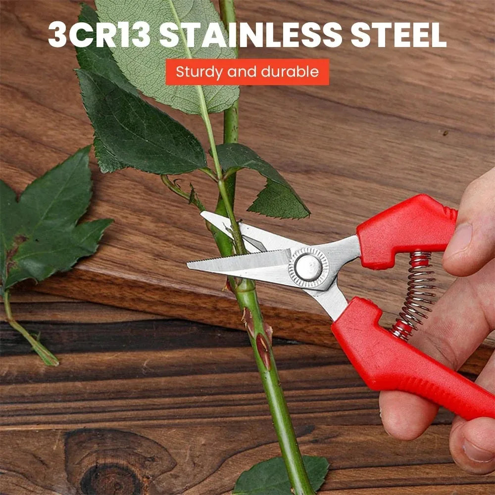 Stainless Steel Garden Pruning Shears for Home Use