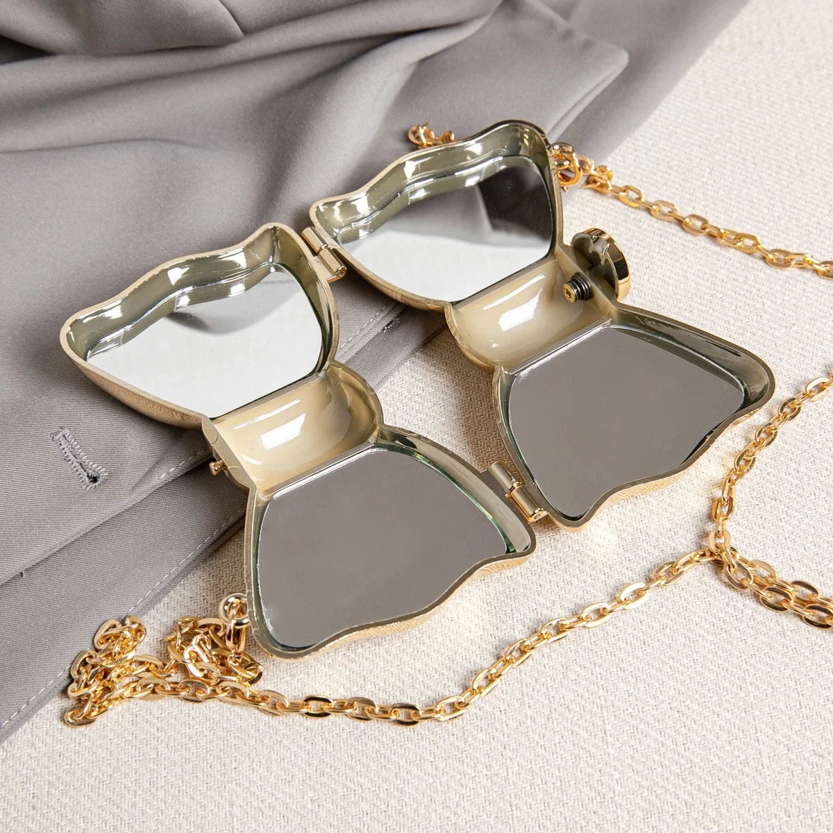 Luxury Acrylic Bow Clutch Bag for Women Evening Events