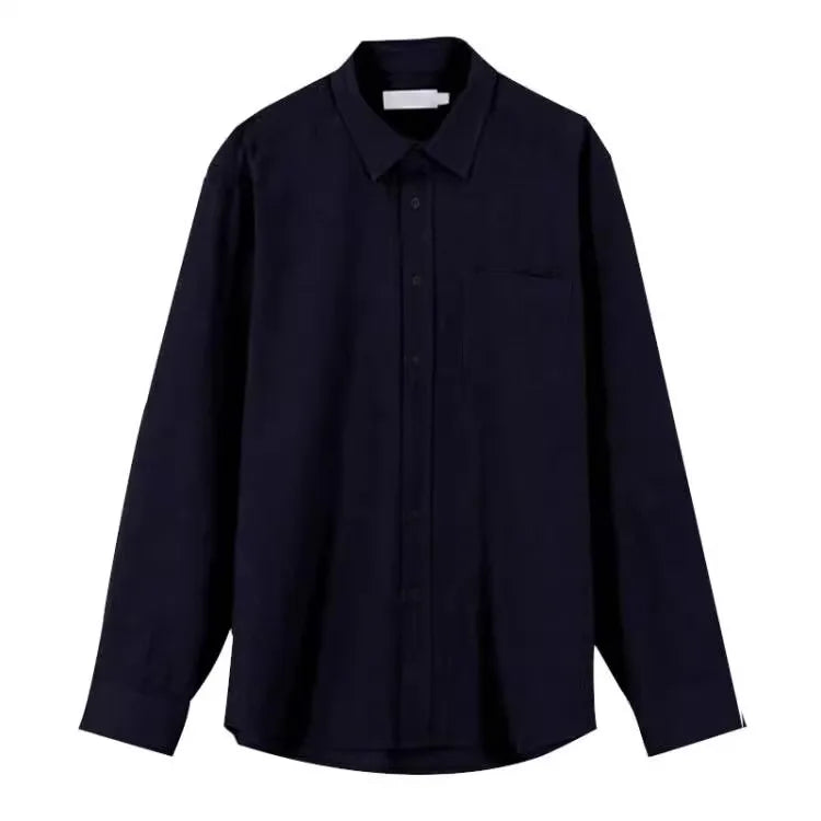 High End Long Sleeved Shirt for Men, Spring and Autumn New Style, Loose and Casual Design Jacket Top