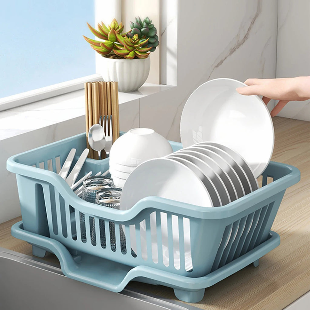 Kitchen Sink Drain Bowl Rack for Organized Countertop Storage