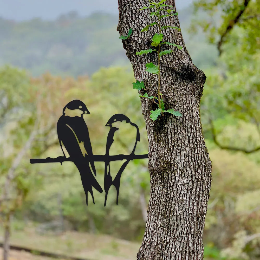 Decorative Metal Birds for Outdoor Garden Ornaments