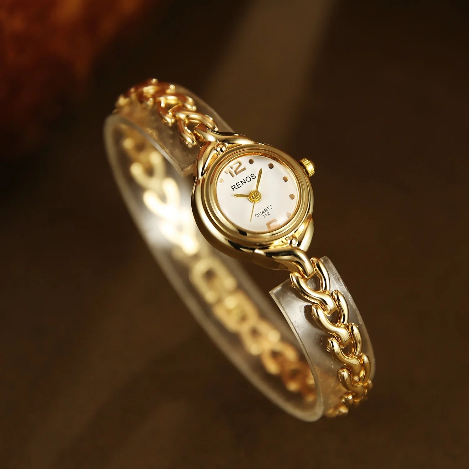 Elegant Gold Bracelet Watch for Women by KCALOE