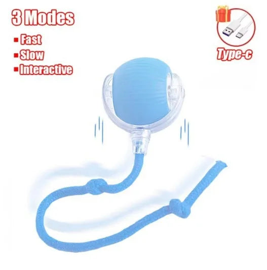 Smart Rolling Ball Cat Toy for Interactive Play and Boredom Relief