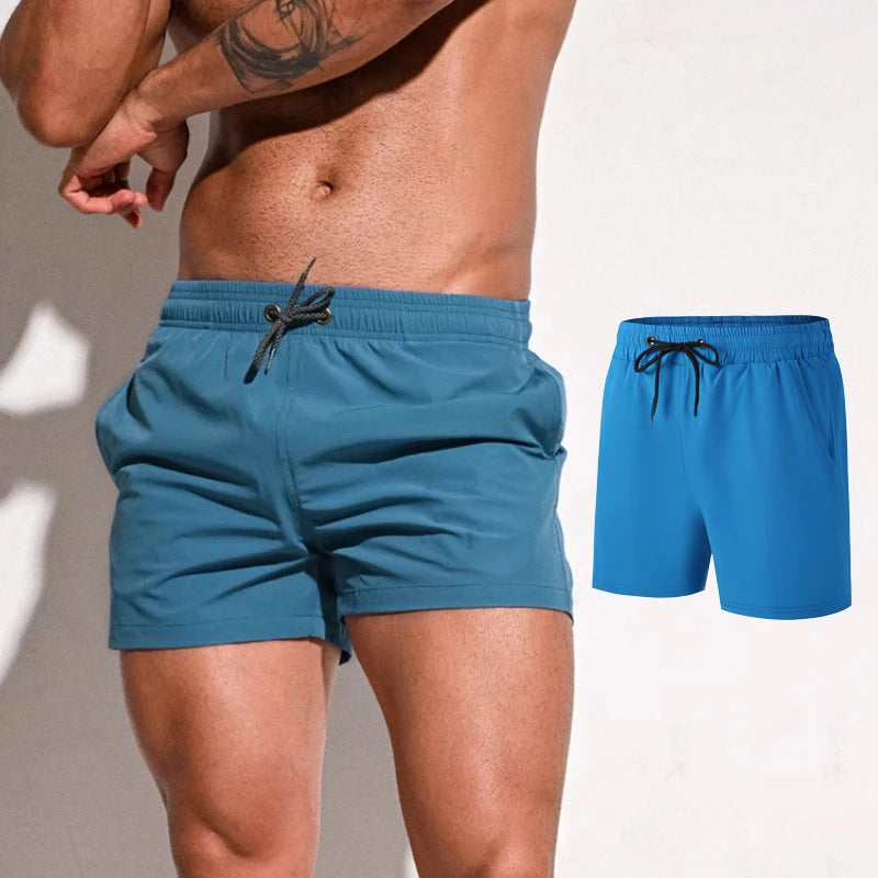 Men's Quick Dry Swim Shorts for Summer Beach Activities