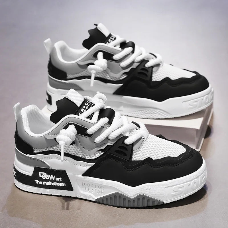 Men's Breathable Casual Shoes for All Seasons in White