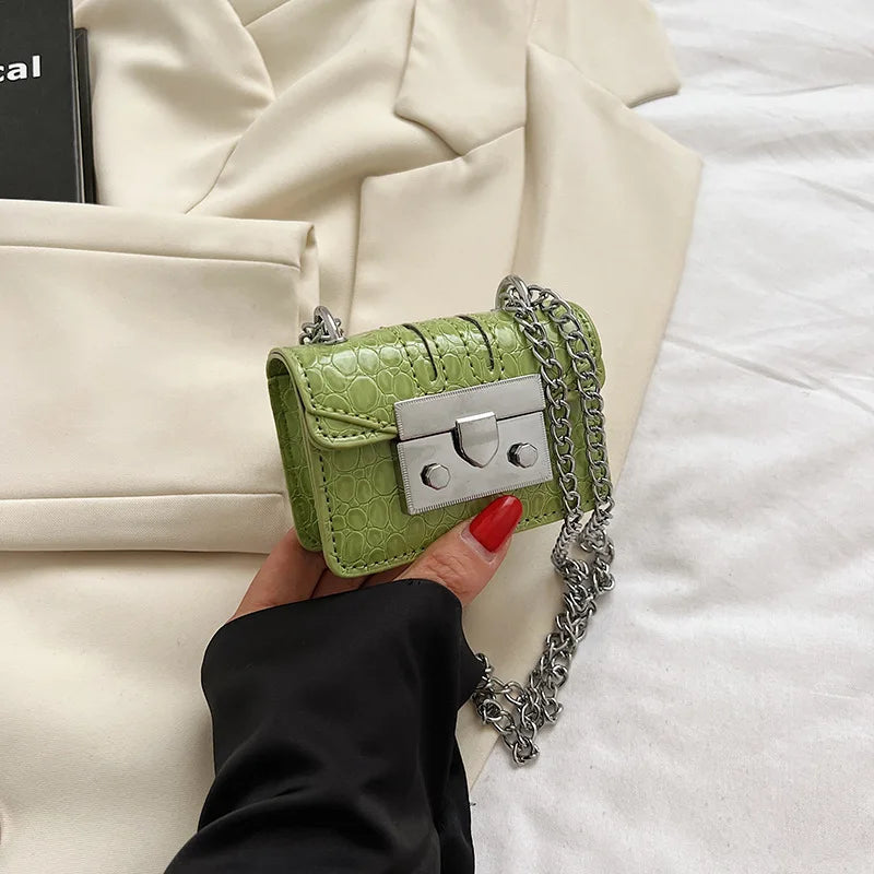 2024 Trend Women Mini Crossbody Chain Purse Handbag