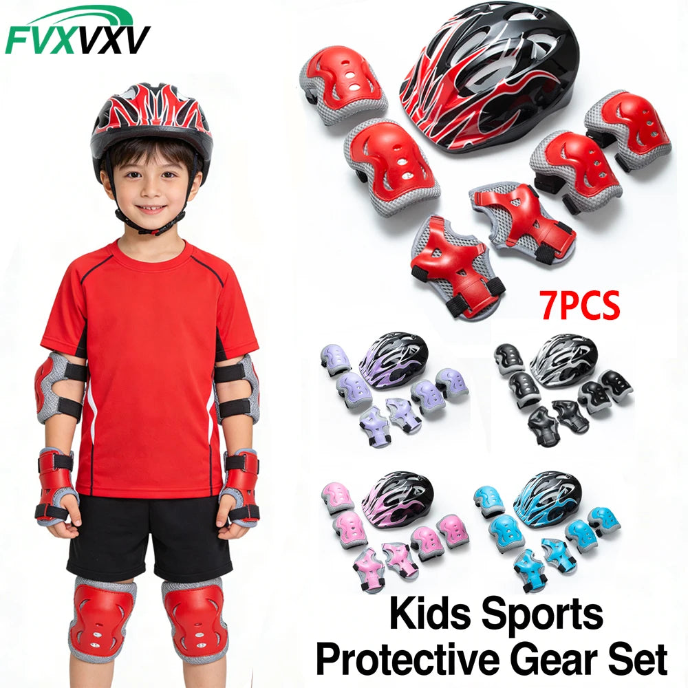 Kids Adjustable Protective Gear Set for Ages 3-10