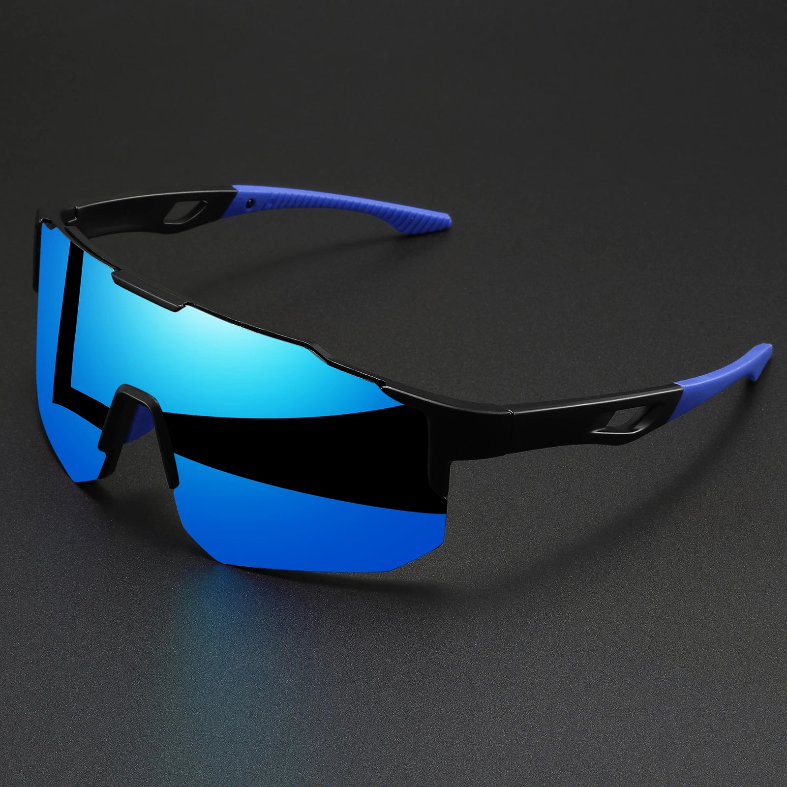 Colorful Oversized Sports Sunglasses for Outdoor Activities