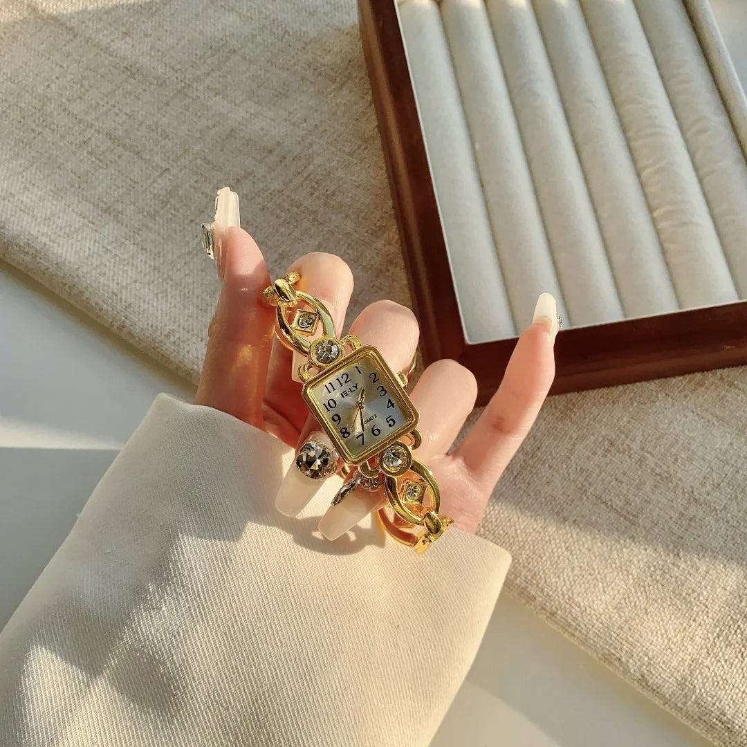 Elegant Gold Bracelet Watch for Women by KCALOE