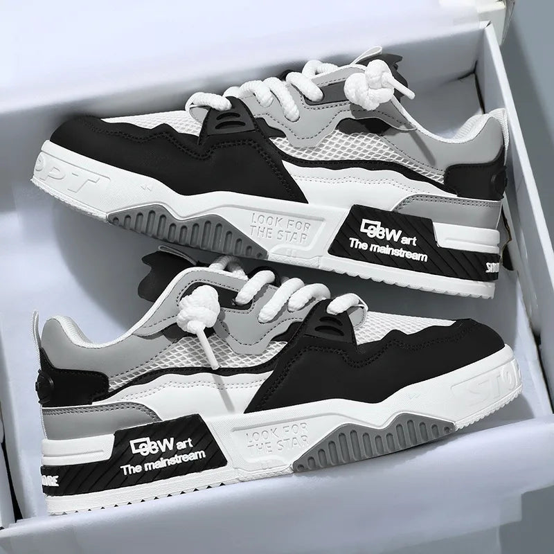 Men's Breathable Casual Shoes for All Seasons in White