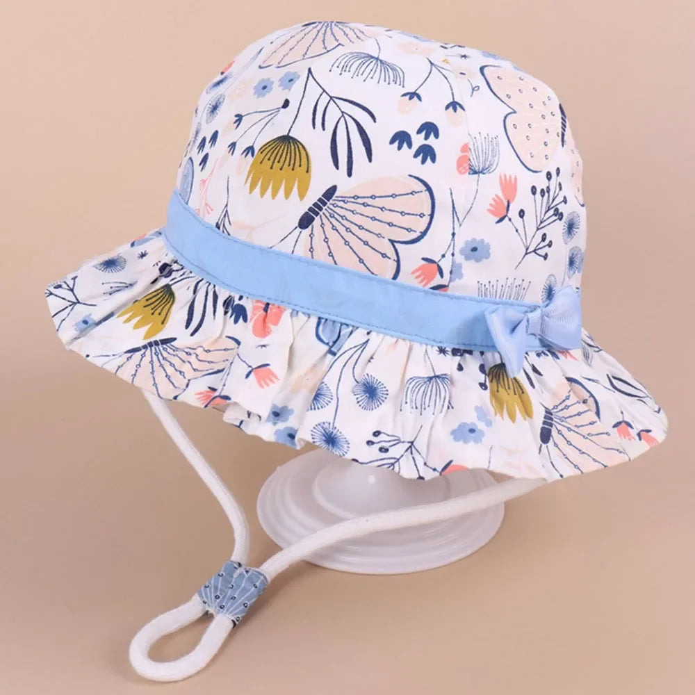Cotton Fisherman Hat for Baby Girls and Boys 1-3 Years