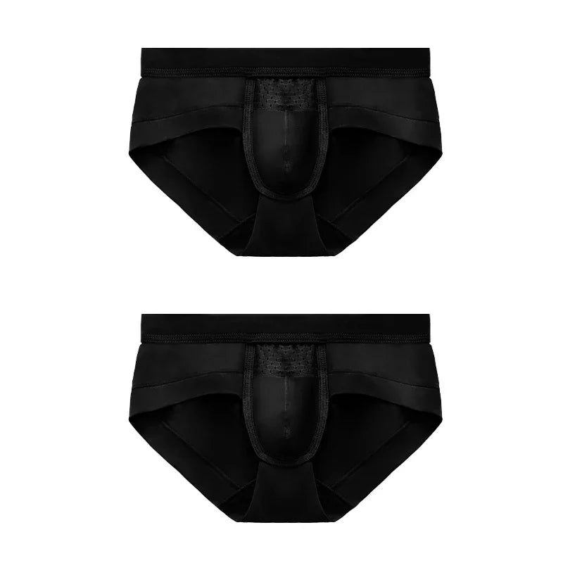 Men's Modal Low-rise Triangle Briefs with U-Pouch Design