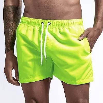 Men's Quick Dry Board Shorts with Pockets for Summer Beach
