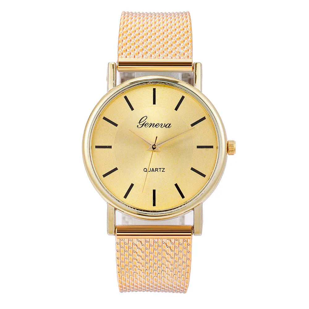 Stylish Quartz Watch for Women with Stainless Steel Band