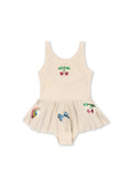 Cute Printed One-Piece Baby Girls Swimsuit for Summer