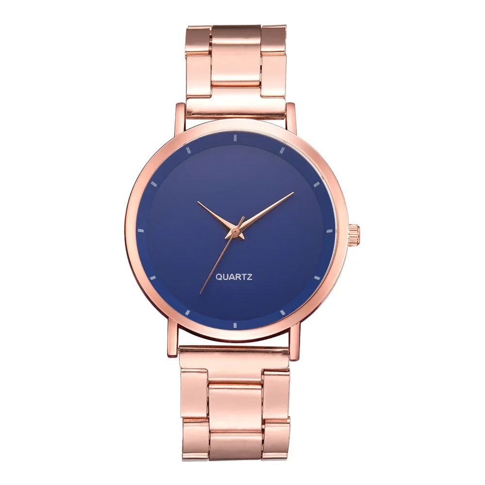 Rose Gold Luxury Women's Watch by DQG - Fashion Casual Style