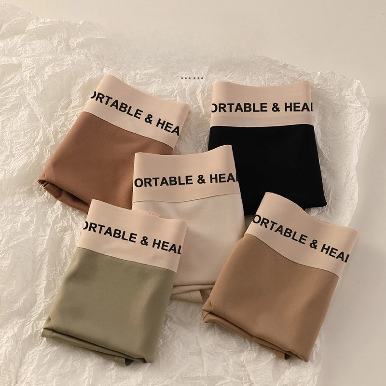 High Waisted Underwear for Women, with A Sexy Waist and Raised Buttocks, and A Silk Crotch That Feels Naked and Seamless