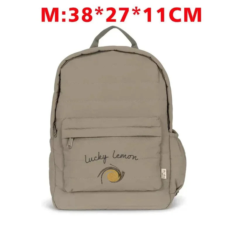 Cute Cartoon Cotton Kids Backpack for Ages 4-6