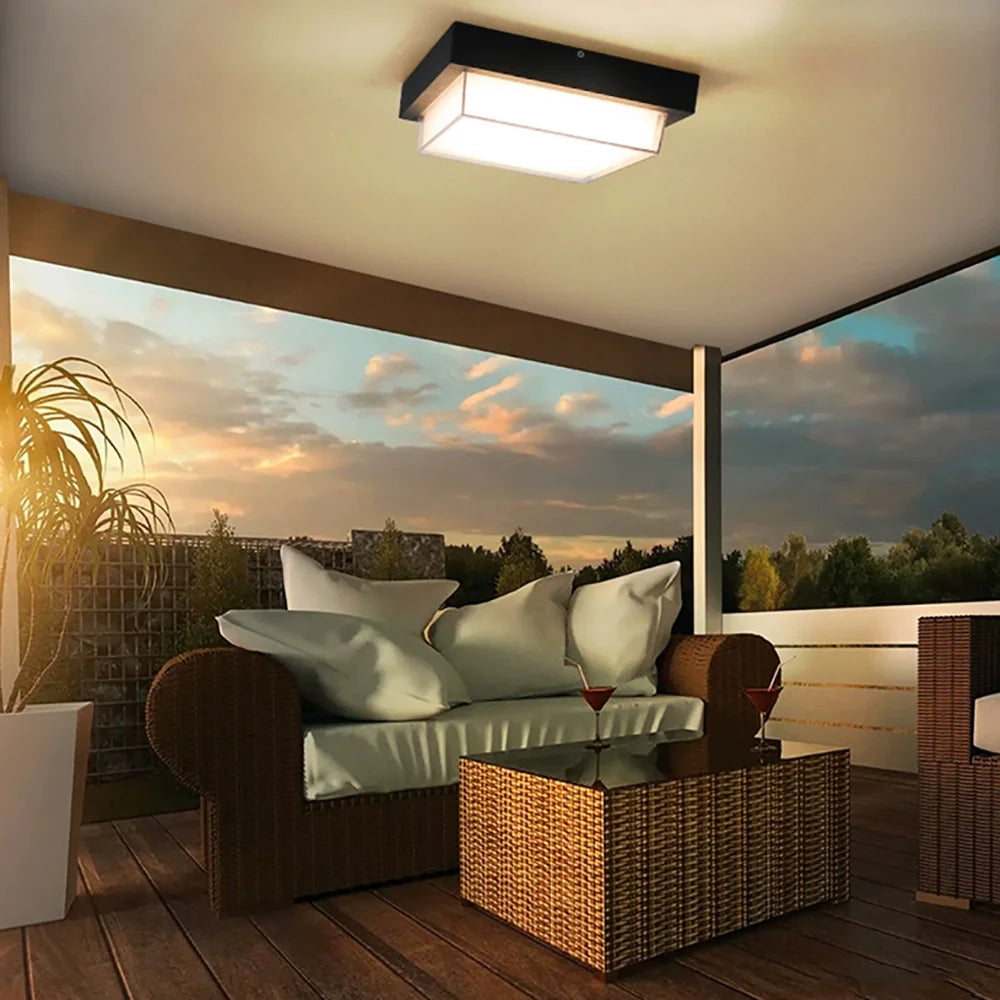 Modern Waterproof LED Wall Lamp for Outdoor Spaces