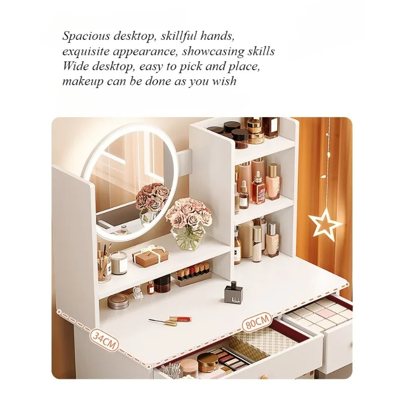 Modern Minimalist Dresser with Mirror for Small Spaces