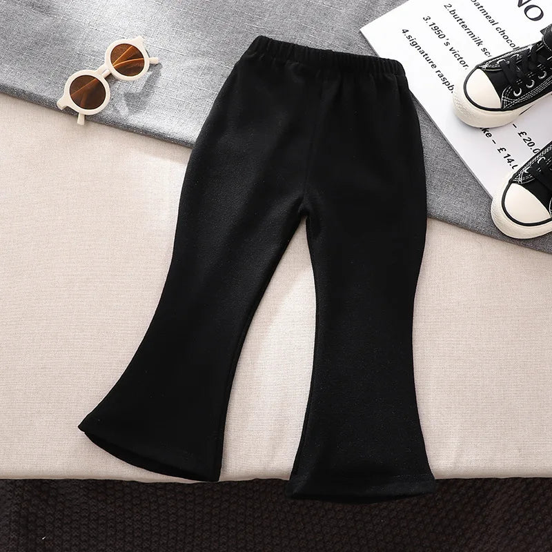 Korean Style Bootcut Pants for Baby Girls 1-6 Years