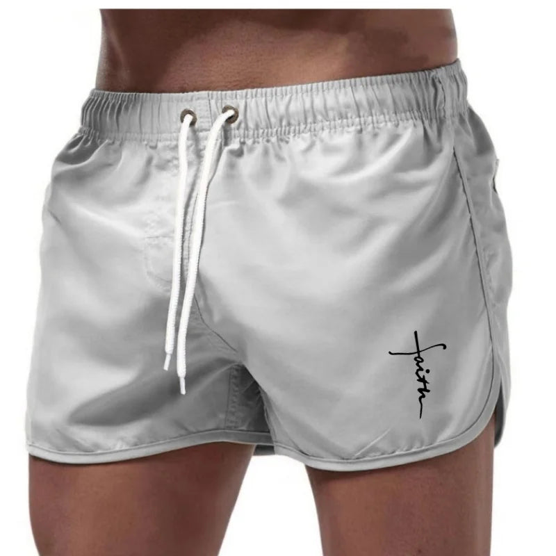Men'S Swimming Shorts Surfing Swimwear Beach Pants Water Sports Men'S Clothing Quick Dry Comfortable Fit Summer Active Wear