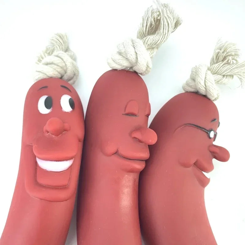 Durable Eco-Friendly Squeaky Chew Dog Toys for Active Play
